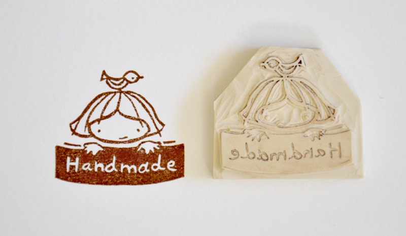 Hand Carved Rubber Stamp Handmade On Luulla